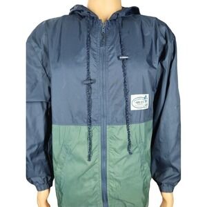 Disney World WDW‎ Windbreaker Jacket Size S Est. 1971 Mickey Mouse Blue/Green